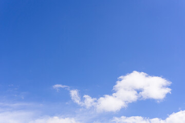 blue altocumulus cloud sky background in season summer.