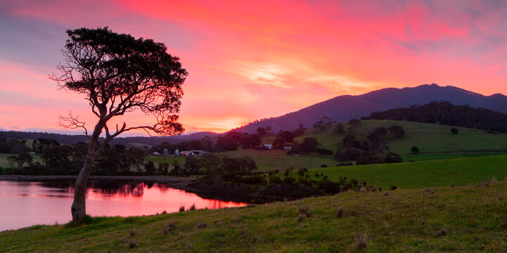 Mt Dromedary Near Tilba in Australia