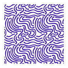 Seamless pattern of lilac lines of scrawl or camouflage skin.