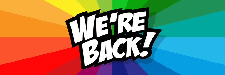 We are back !