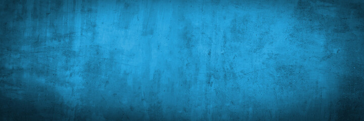 Fototapeta na wymiar Blue Texture of old gray concrete wall for background, grunge background, panorama