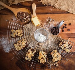 fleshly baked almond brownies