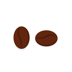 This is a coffee bean isolated on a white background.