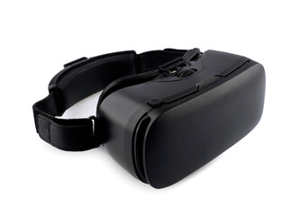 VR virtual reality headset on white background