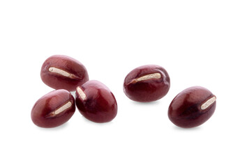 red bean isolated on white background