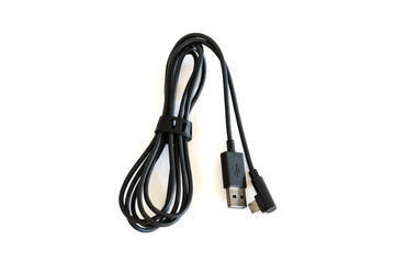 Power cord for Electronic Equipment On white background