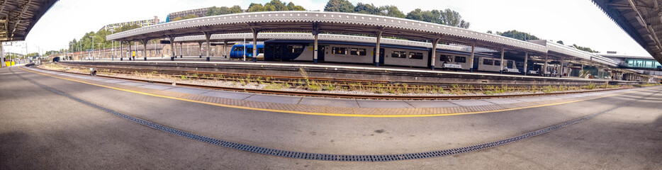 Train Station Platform View