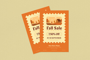 Fall Sale Flyer Template