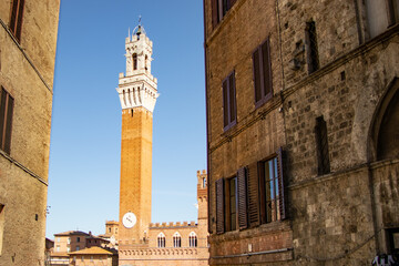 Fototapeta premium Plac Palio w Sienie niedaleko Florencji