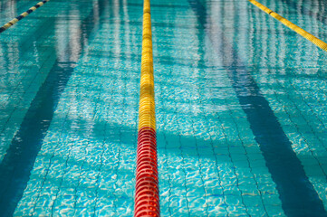 The sports swimming pool. Sport background