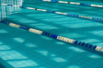 The sports swimming pool. Sport background