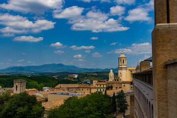 Obraz premium The gothic cathedral of Girona, Spain