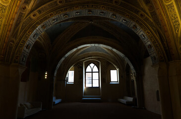 Interior of the museum complex of Santa Maria della Scala in Siena