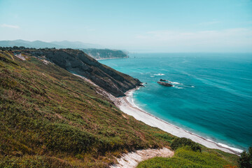 Playa salvaje y natural
