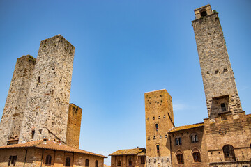 the famous towers of San Gimignano, Tuscany