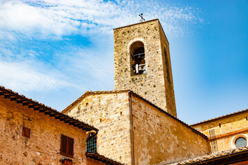 the church of San Gimignano, Tuscany - Italy