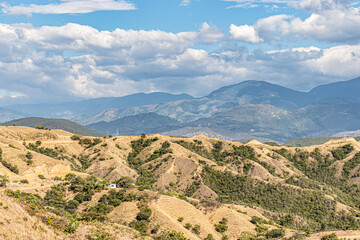 Fototapeta na wymiar landscape of the mountains of crete