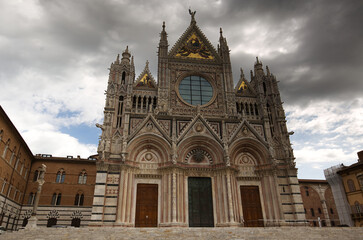 Obraz premium The splendid cathedral of Siena