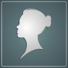 beautiful female profile