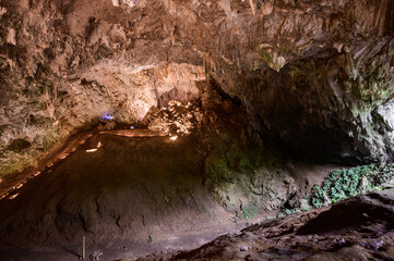 Landscape of Thamluang cave in Thamluang Khunnam Nangnon National Park