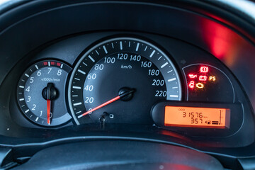 car speedometer