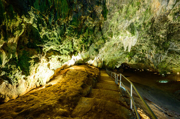 Landscape of Thamluang cave in Thamluang Khunnam Nangnon National Park