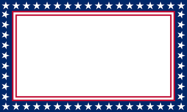 American Flag Border