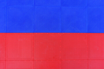 Corner of Futsal field, football field and basketball court. Outdoor Futsal Field