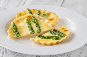 Asparagus tart