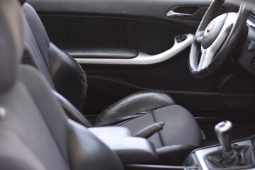 interior of car