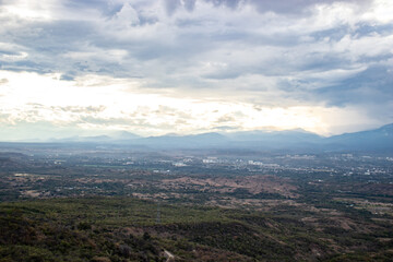 Obraz premium aerial view of the city