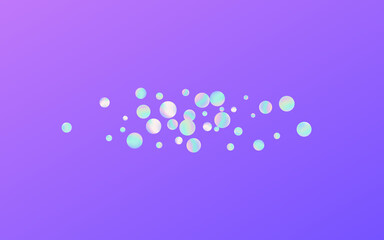 Magic Confetti Vector Blue Background. Gradient 