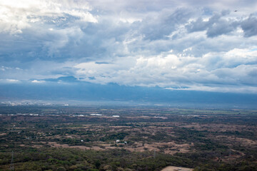 aerial view of the city
