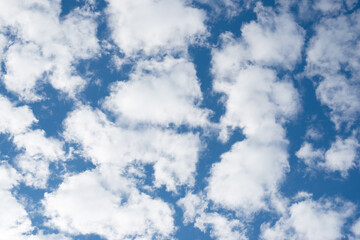 Obraz premium blue sky with white cloud beautifulD