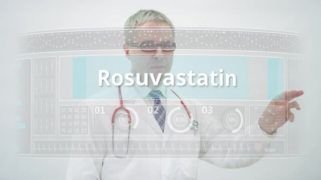 SERTRALINE generic drug name scrolled by a doctor on a modern screen