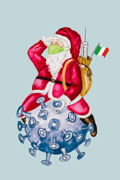 Weihnachtsmann Maske High Resolution Stock Photography and Images - Alamy
