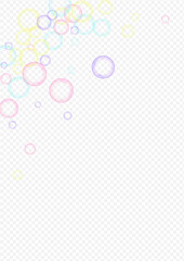 Blue Round Sphere Abstract Transparent 