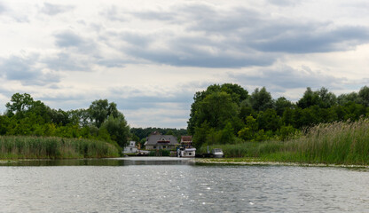 view of the Wesenberg marina on Lake Woblitz