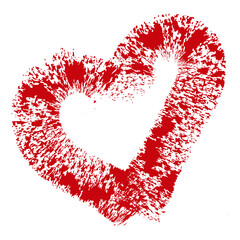 Heart symbol. Digital drawing element. Vector EPS 10. 
