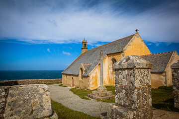 Chapel St. They near the Pointe du Van at the Sizun peninsula in Brittany, France