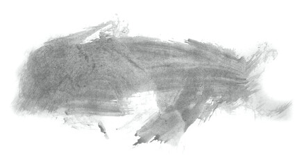 Fototapeta premium Abstract watercolor background hand-drawn on paper. Volumetric smoke elements. Neutral Gray color. For design, web, card, text, decoration, surfaces.