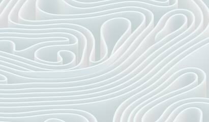3d minimalist  abstract  white background