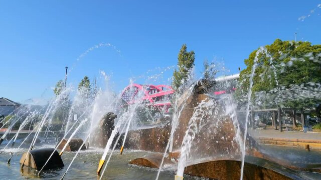 ポートアイランド北公園の噴水・パターン1