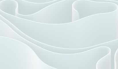 Abstract Concept Background. White Wave Texture