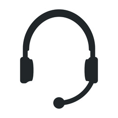 headphones isolated on white background