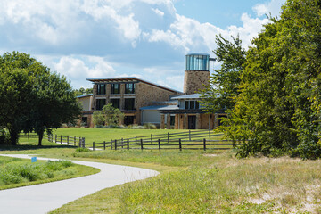 building in the park