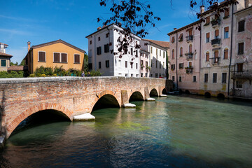 Fototapeta na wymiar Treviso (Veneto), dettagli della città