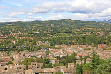 Fototapeta na wymiar Town of Vaison-la-Romaine, France