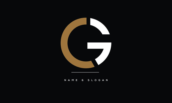 CG,GC ,C ,G  Abstract Letters Logo Monogram