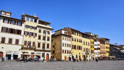 Fototapeta na wymiar houses in Florence